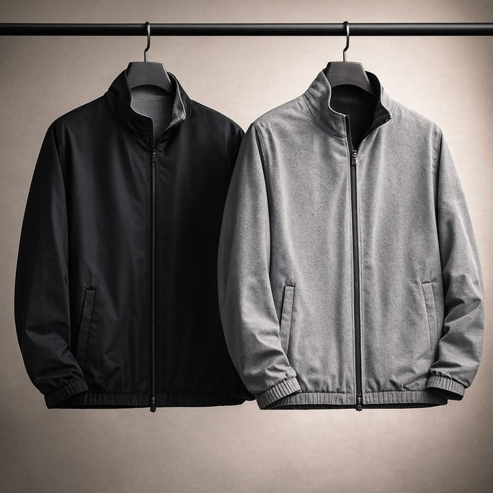 Jeremy | Reversible Jacket With Zip Fastening