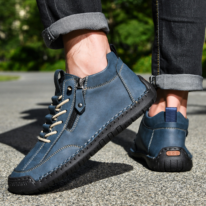 Christian | Men's Nubuck Shoes With Zip