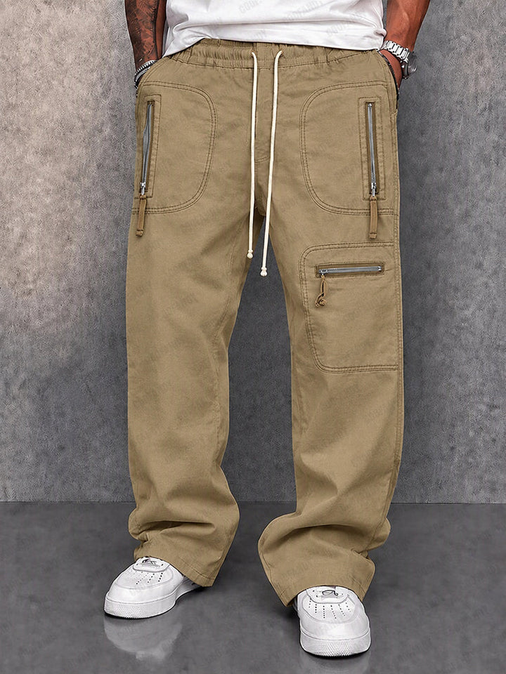 Utility Multi-Pocket 100% Cotton Cargo Pants