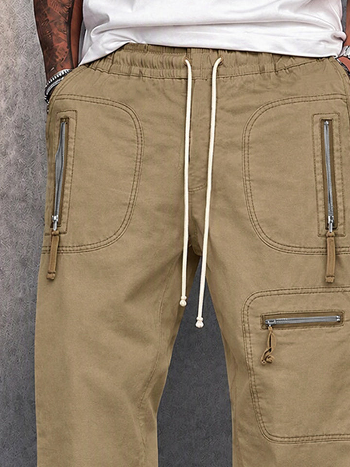 Utility Multi-Pocket 100% Cotton Cargo Pants