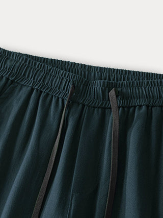 Versatile Draped Straight Leg Pants