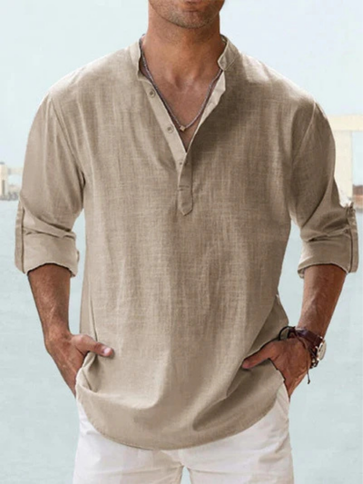 Flynn | Breathable Linen Shirt