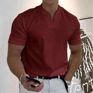 Ryan | Men's Slim-Fit V-Neck Short-Sleeve Polo Shirt