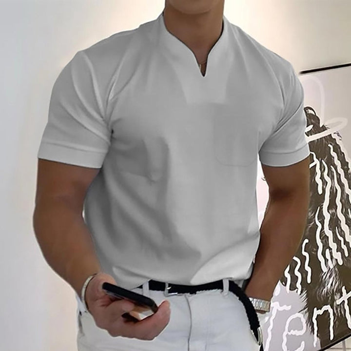 Ryan | Men's Slim-Fit V-Neck Short-Sleeve Polo Shirt
