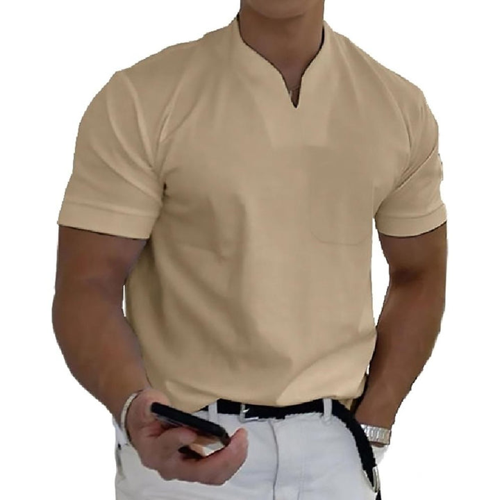 Ryan | Men's Slim-Fit V-Neck Short-Sleeve Polo Shirt